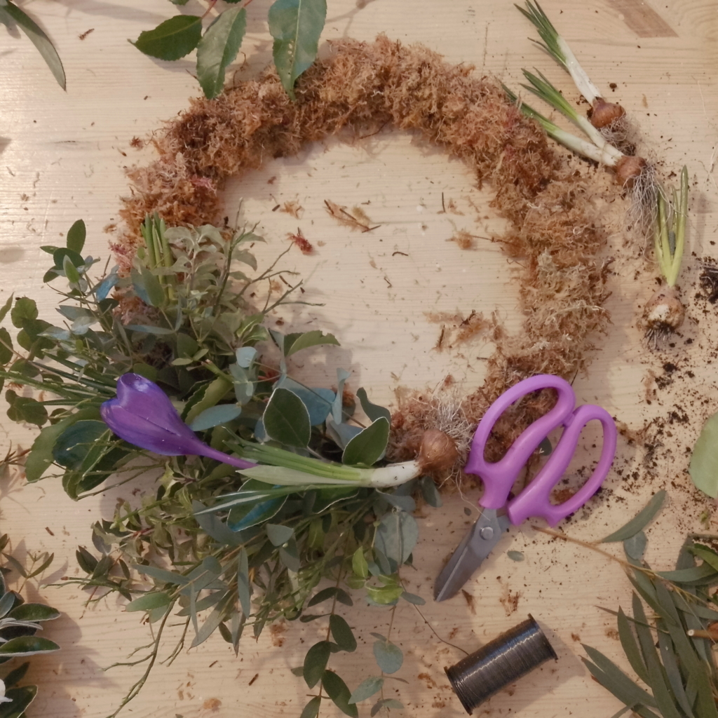 Spring wreath workshop
